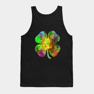 GEOMETRIC Four Leaf Clover Tank Top